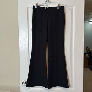 Jones New York Black Pull On Flare Pants Medium